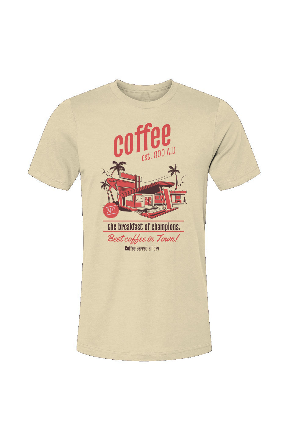 Unisex Jersey T-Shirt-Coffee