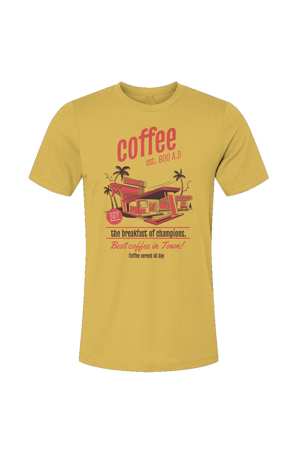 Unisex Jersey T-Shirt-Coffee
