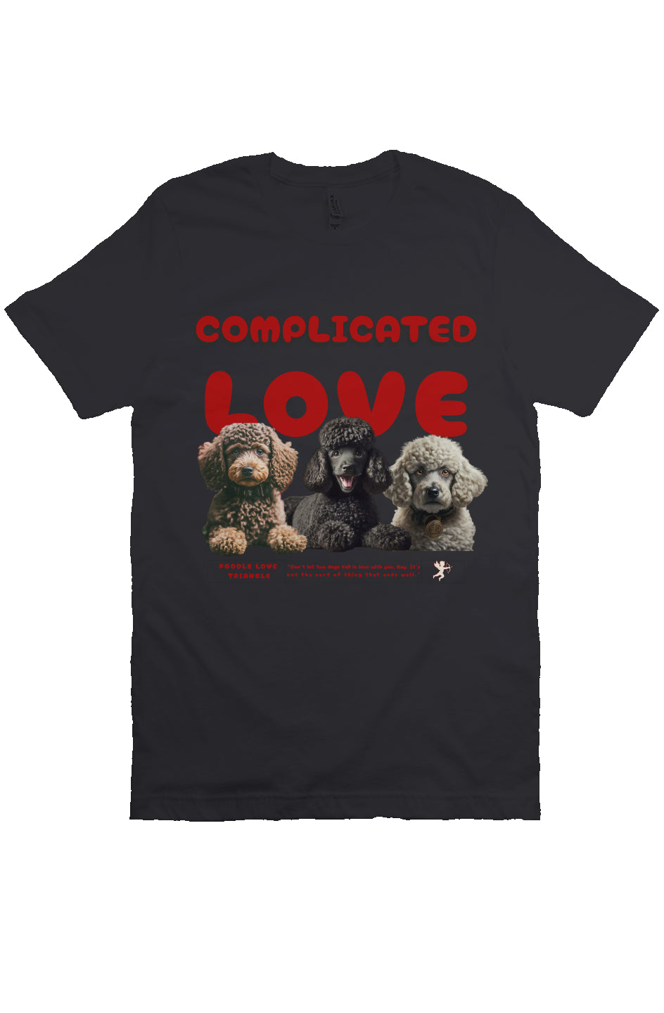 Bella Canvas T Shirt-Poodle Love