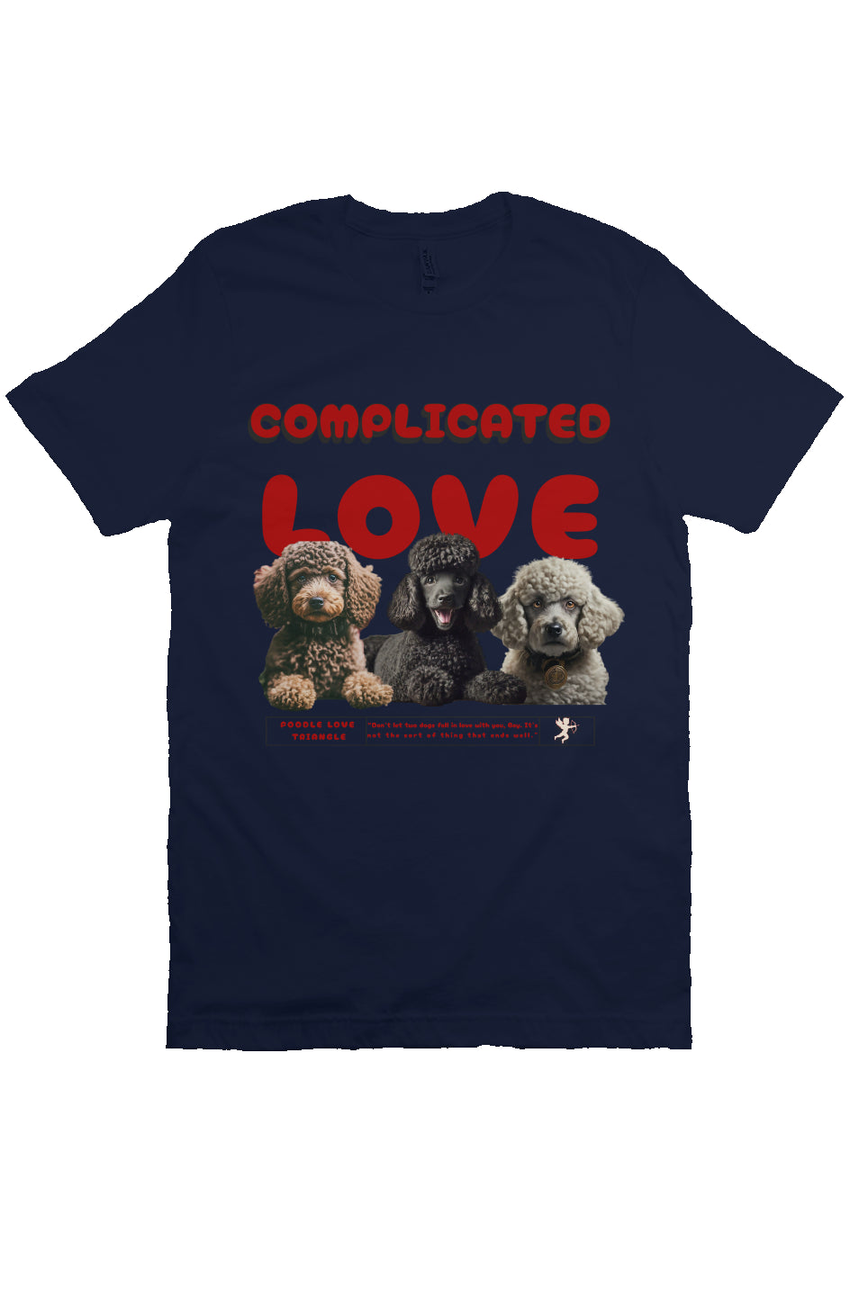 Bella Canvas T Shirt-Poodle Love