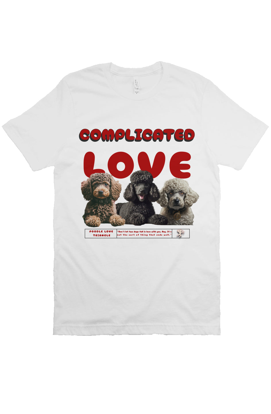 Bella Canvas T Shirt-Poodle Love