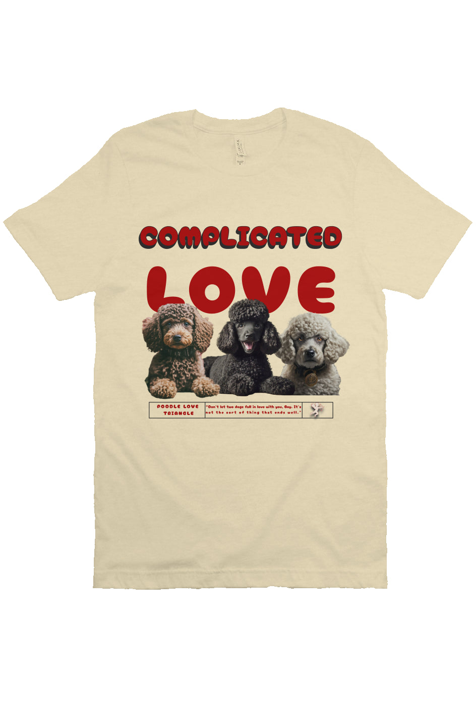 Bella Canvas T Shirt-Poodle Love