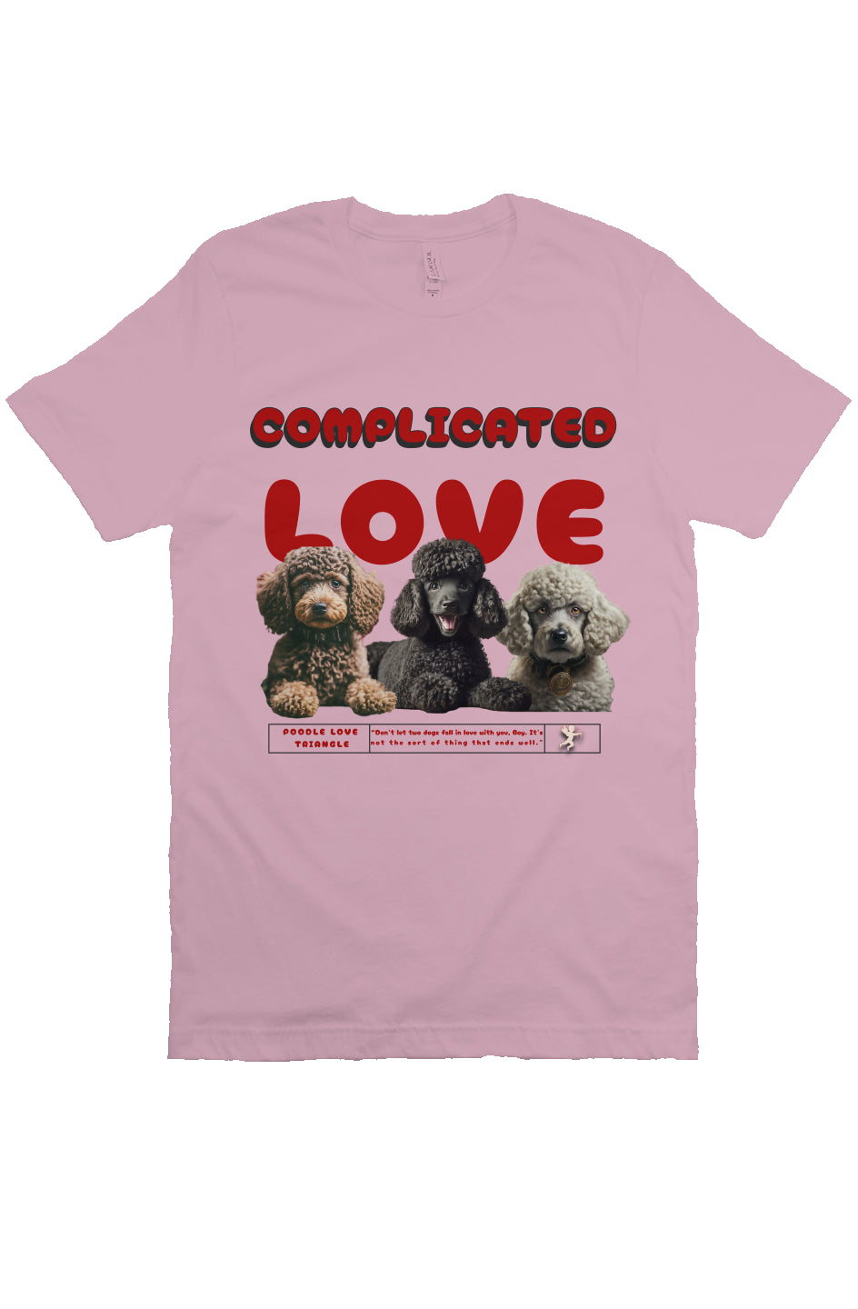 Bella Canvas T Shirt-Poodle Love