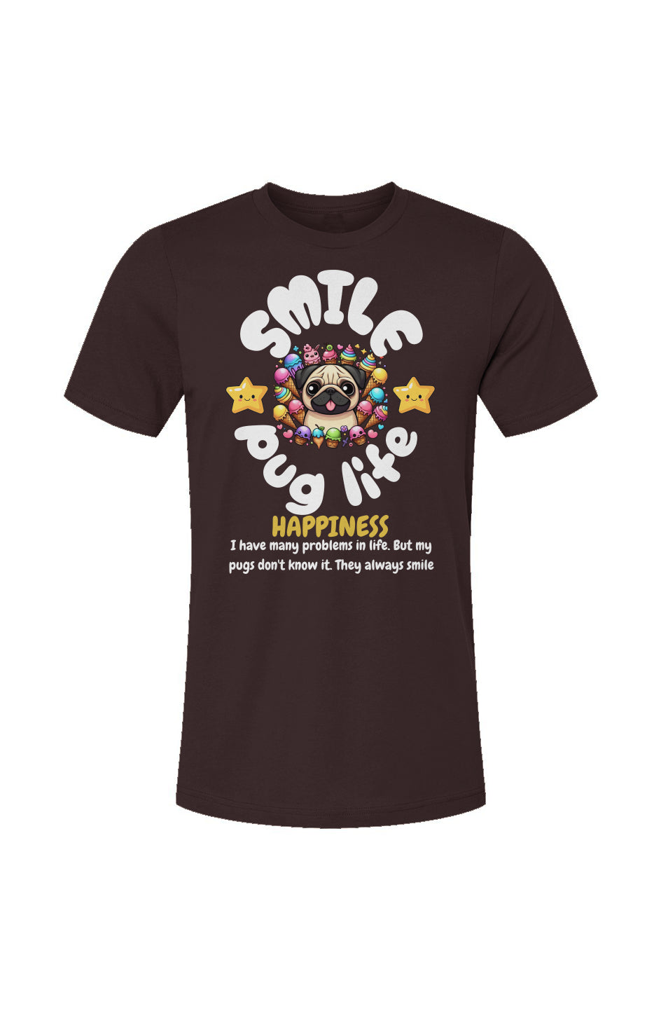 Unisex Jersey T-Shirt-Kawaii Pug Life