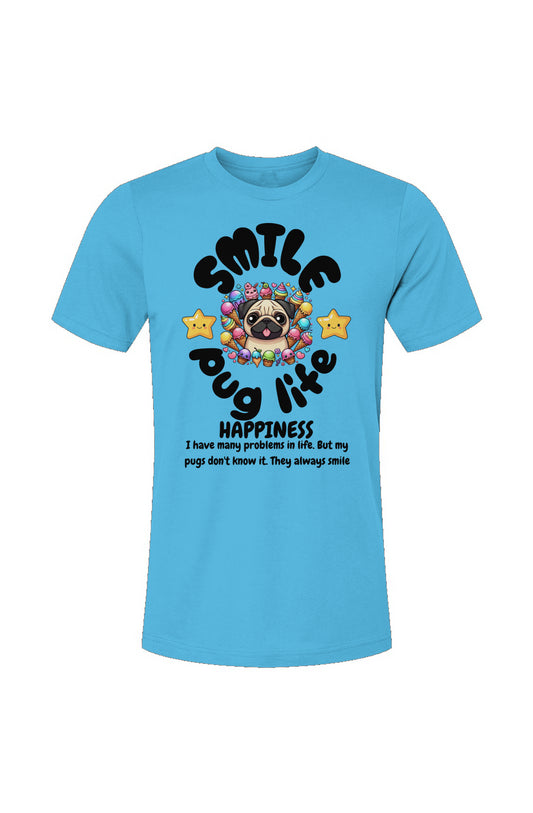 Unisex Jersey T-Shirt-Kawaii Pug Love