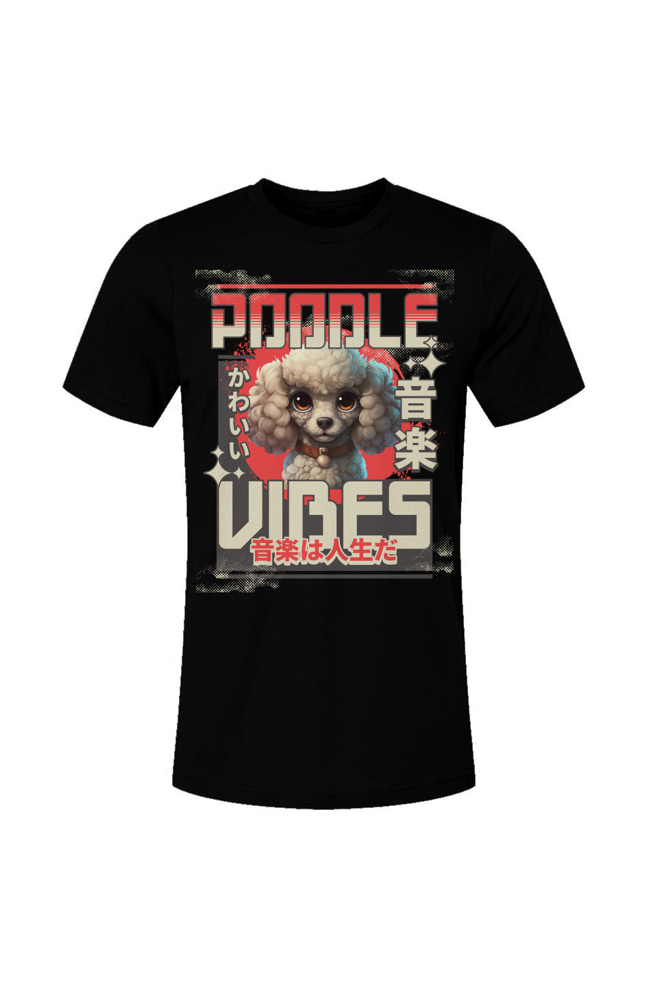 Unisex Jersey T-Shirt-Vibes Poodle