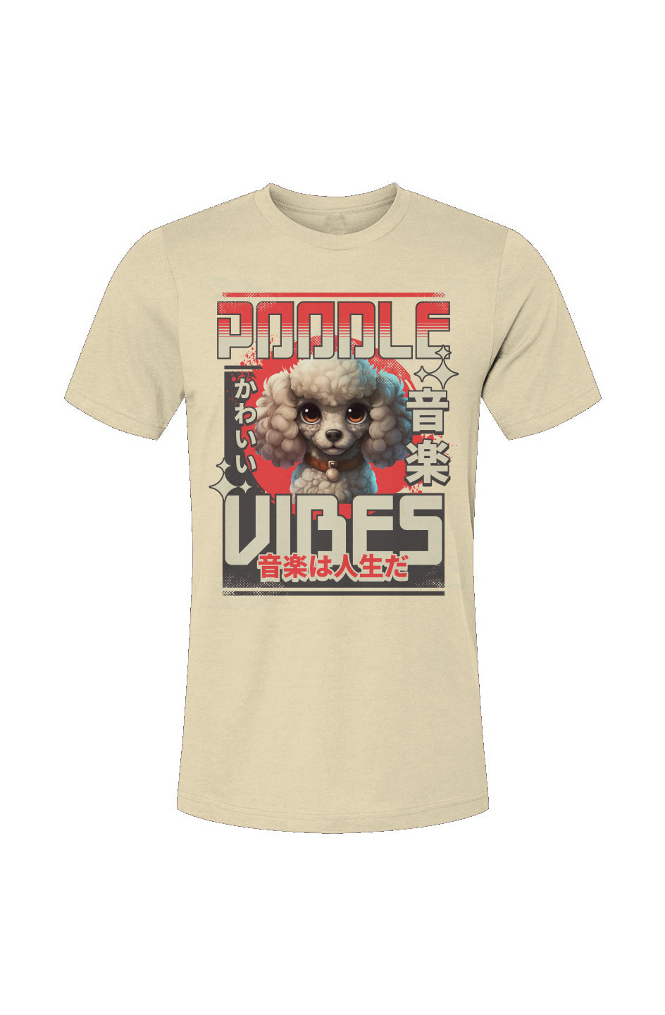 Unisex Jersey T-Shirt-Vibes Poodle